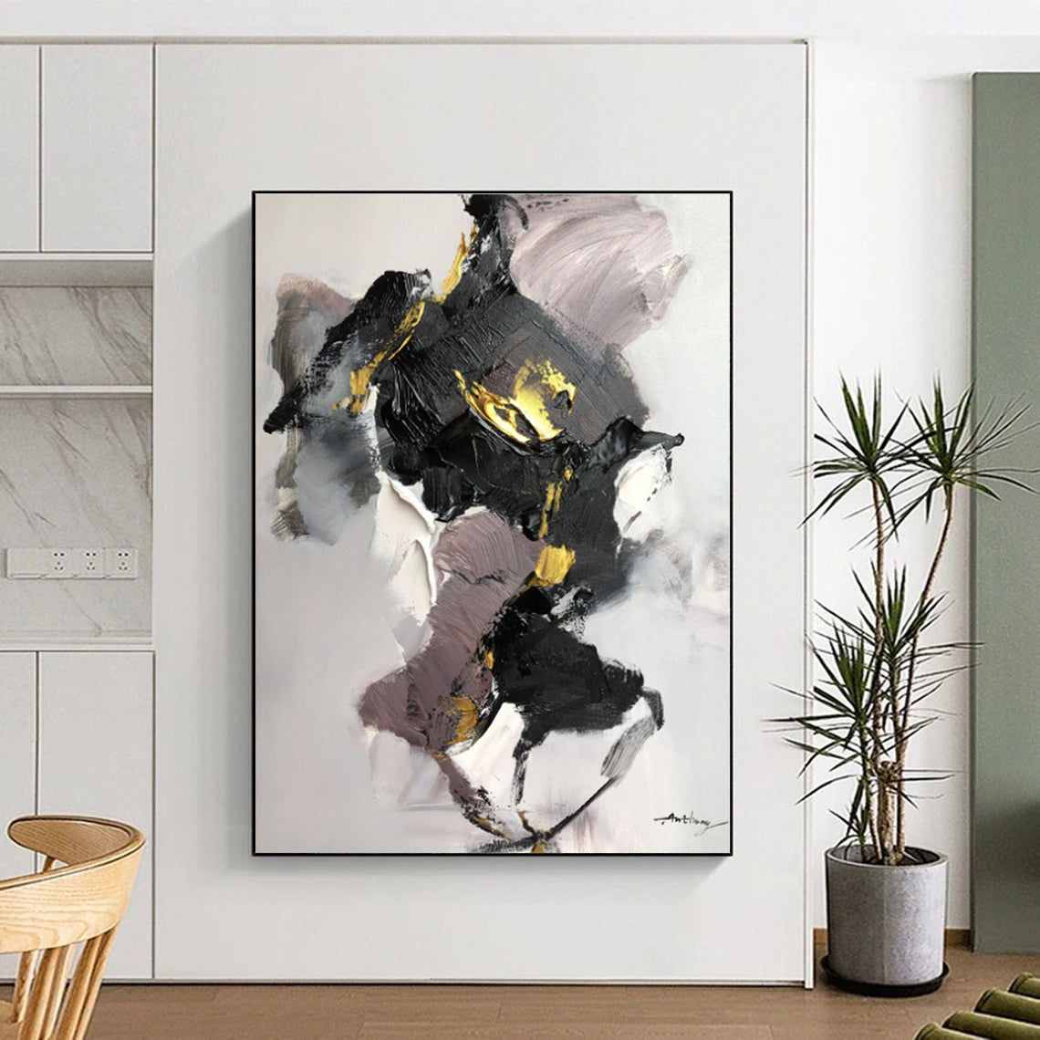 sky black wall art